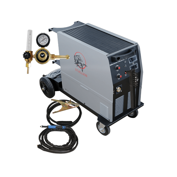 Stallion Welder Mig 200Amp ( mig torch /flow meter /earth) -(WD)